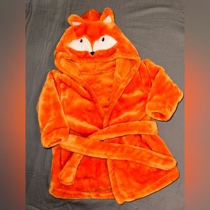*NEW* Baby 0-9 months fuzzy fox bath robe
